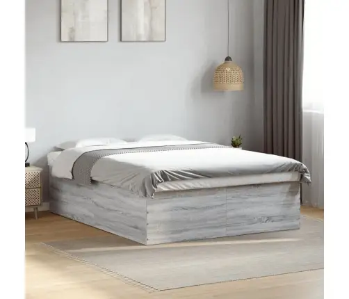 Lovos Rėmas, Pilkos Ąžuolo Spalvos, 150X200cm Apdirbta Mediena