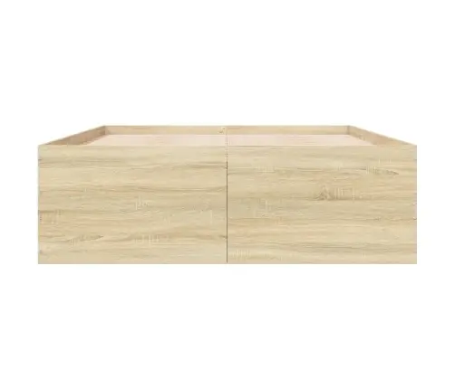 Lovos Rėmas, Sonoma Ąžuolo Spalvos, 140X200cm Apdirbta Mediena