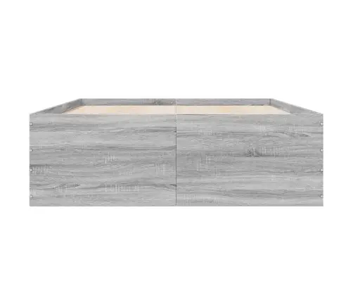 Lovos Rėmas, Pilkos Ąžuolo Spalvos, 140X200cm Apdirbta Mediena