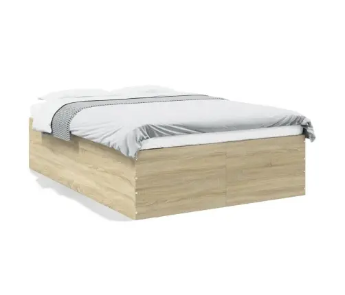 Voodiraam, Sonoma Tamm, 120X200 cm Tehispuit