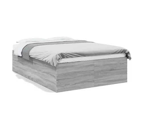 Voodiraam, Hall Sonoma Tamm, 120 X 200 cm Tehispuit