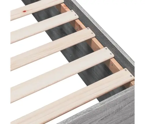 Voodiraam, Hall Sonoma Tamm, 135 X 190 cm Tehispuit