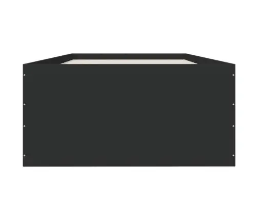 Voodiraam, Must, 100 X 200 cm Tehispuit