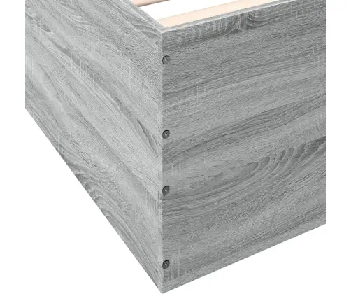 Lovos Rėmas, Pilkos Ąžuolo Spalvos, 100X200cm Apdirbta Mediena