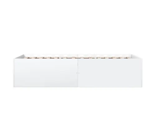 Gultas Rāmis, Balts, 90X190 Cm, Inženierijas Koks Vidaxl