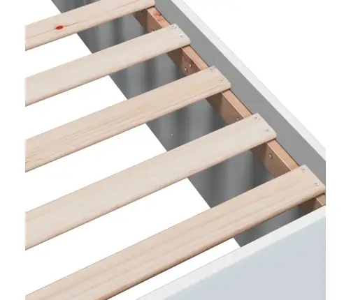 Gultas Rāmis, Balts, 90X190 Cm, Inženierijas Koks Vidaxl