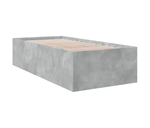 Lovos Rėmas, Betono Pilkos Spalvos, 90X190cm Apdirbta Mediena