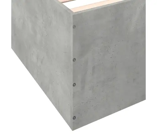 Lovos Rėmas, Betono Pilkos Spalvos, 90X190cm Apdirbta Mediena