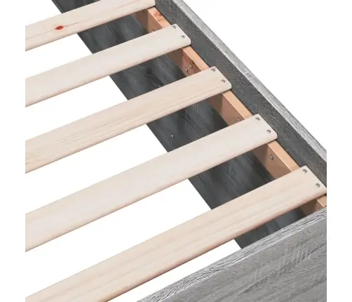 Lovos Rėmas, Pilkos Ąžuolo Spalvos, 90X190cm Apdirbta Mediena