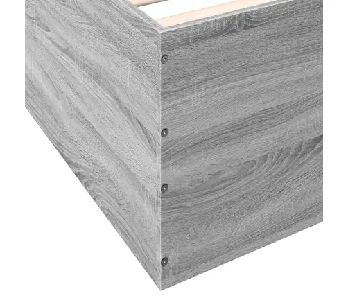 Lovos Rėmas, Pilkos Ąžuolo Spalvos, 90X190cm Apdirbta Mediena