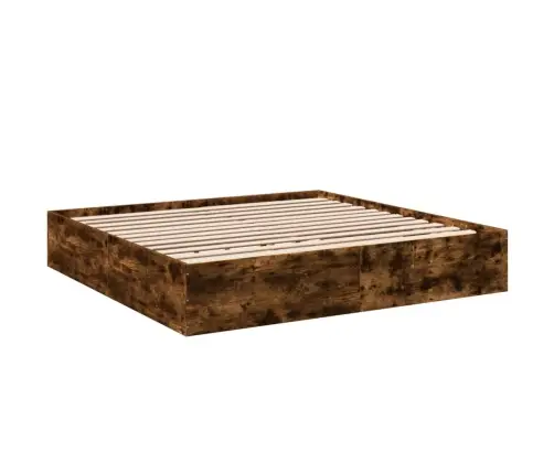 Lovos Rėmas, Dūminio Ąžuolo, 200X200cm Apdirbta Mediena