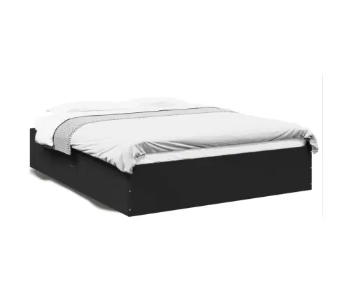 Lovos Rėmas, Juodos Spalvos, 160X200cm Apdirbta Mediena