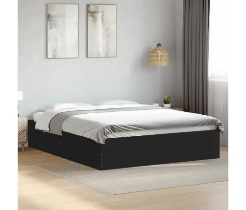 Lovos Rėmas, Juodos Spalvos, 160X200cm Apdirbta Mediena