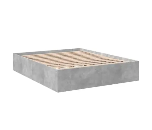 Voodiraam, Betoonhall, 150 X 200 cm Tehispuit