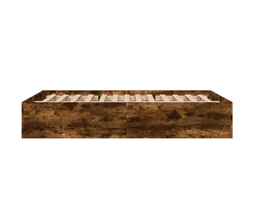 Gultas Rāmis, Ozolkoka Krāsā, 140X200 Cm, Inženierijas Koks Vidaxl