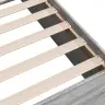 Gultas Rāmis, Pelēka Ozolkoka, 140X200 Cm, Inženierijas Koks Vidaxl