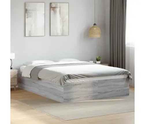 Lovos Rėmas, Pilkos Ąžuolo Spalvos, 120X190cm Apdirbta Mediena