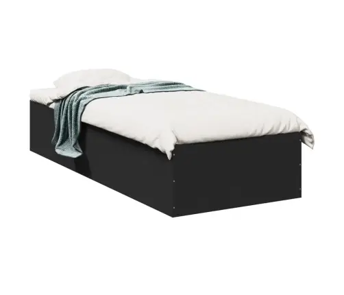 Lovos Rėmas, Juodos Spalvos, 100X200cm Apdirbta Mediena