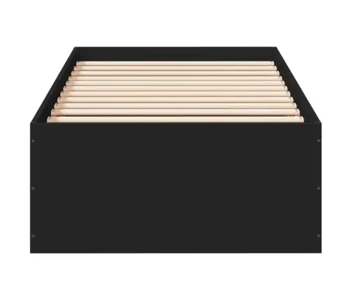 Lovos Rėmas, Juodos Spalvos, 100X200cm Apdirbta Mediena