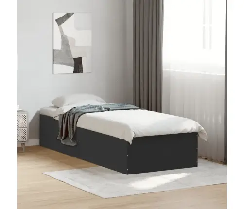 Lovos Rėmas, Juodos Spalvos, 100X200cm Apdirbta Mediena