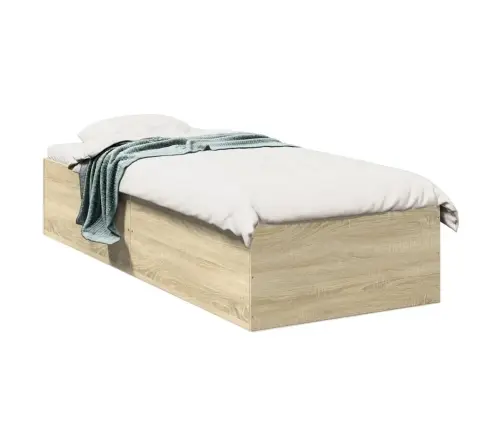Lovos Rėmas, Sonoma Ąžuolo Spalvos, 100X200cm Apdirbta Mediena