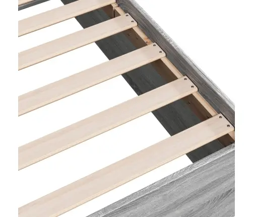 Lovos Rėmas, Pilkos Ąžuolo Spalvos, 90X200cm Apdirbta Mediena