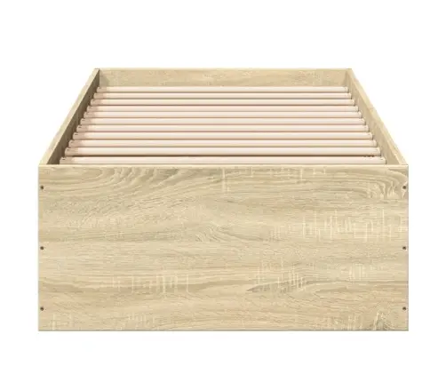 Voodiraam, Sonoma Tamm, 90X190 cm Tehispuit