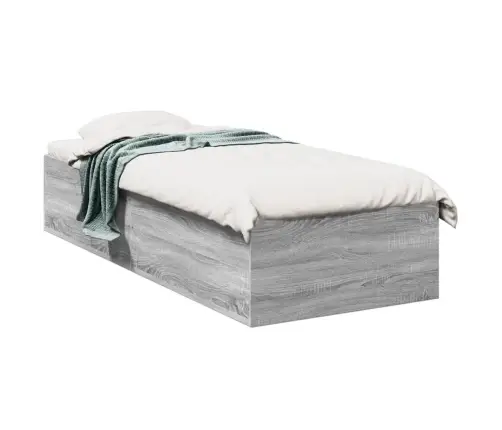 Lovos Rėmas, Pilkos Ąžuolo Spalvos, 90X190cm Apdirbta Mediena