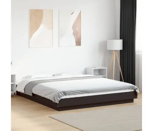 Lovos Rėmas, Juodos Spalvos, 150X200cm Apdirbta Mediena