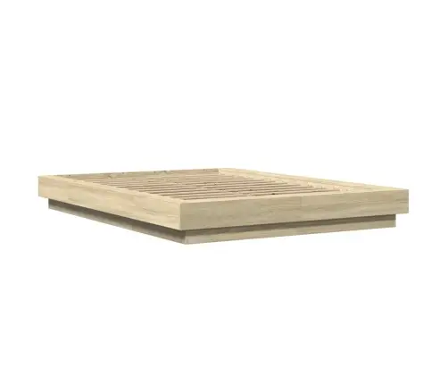 Voodiraam, Sonoma Tamm, 140X200140X200 cm Tehispuit