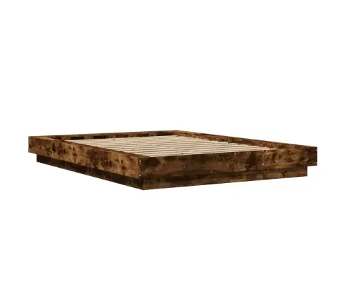 Voodiraam, Suitsutatud Tamm, 120 X 200 cm Tehispuit