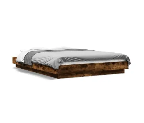 Gultas Rāmis, Ozolkoka Krāsā, 120X190 Cm, Inženierijas Koks Vidaxl