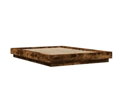 Gultas Rāmis, Ozolkoka Krāsā, 120X190 Cm, Inženierijas Koks Vidaxl