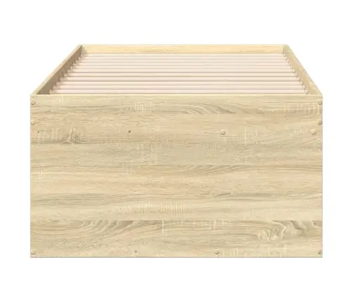 Gulta Ar Atvilktnēm, Bez Matrača, Ozolkoka Krāsa, 100X200 Cm Vidaxl