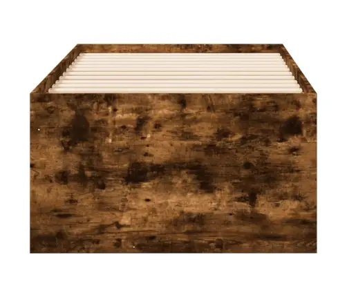 Gulta Ar Atvilktnēm, Bez Matrača, Ozolkoka Krāsa, 100X200 Cm Vidaxl