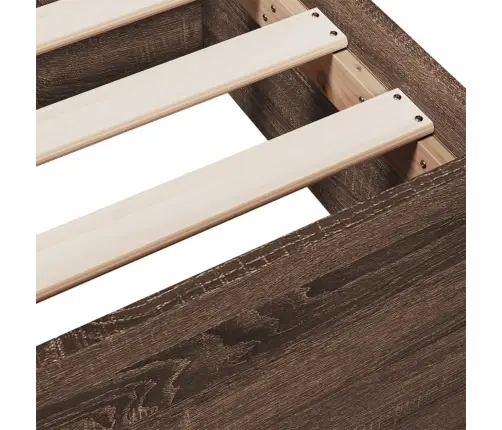 Lovos Rėmas Su Stalčiais, Rudas Ąžuolo, 120X190cm Mediena