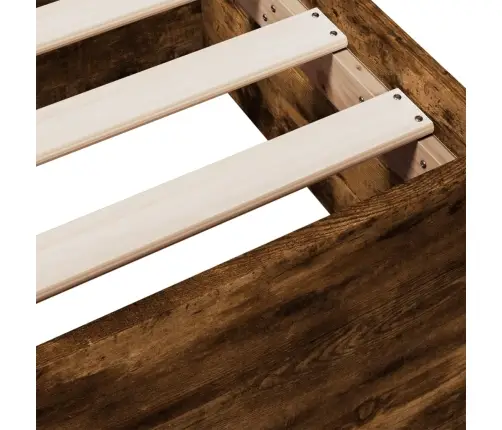 Lovos Rėmas Su Stalčiais, Dūminio Ąžuolo, 90X190cm Mediena