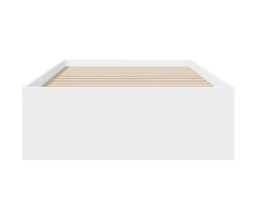 Gultas Rāmis Ar Atvilktnēm, Bez Matrača, Balts, 90X200 Cm Vidaxl