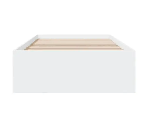 Gultas Rāmis Ar Atvilktnēm, Bez Matrača, Balts, 90X190 Cm Vidaxl