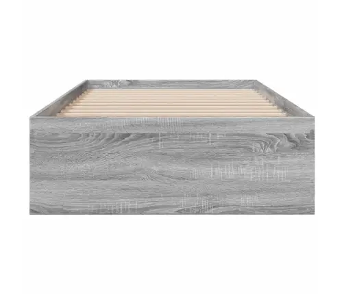 Gultas Rāmis Ar Atvilktnēm, Pelēka Ozola, 90X190 Cm Vidaxl