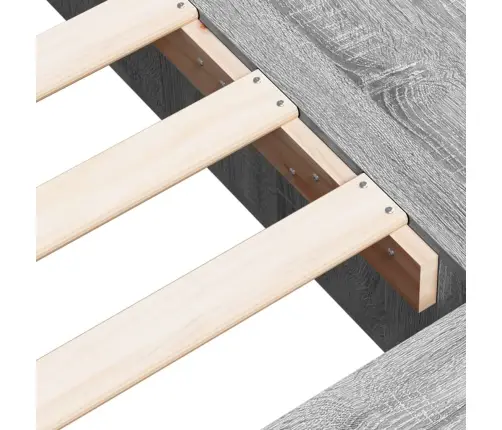 Lovos Rėmas, Pilkos Ąžuolo Spalvos, 150X200cm Apdirbta Mediena