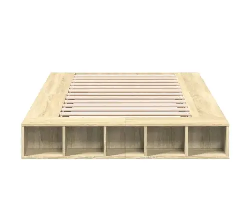 Voodiraam, Sonoma Tamm, 120X200 cm Tehispuit