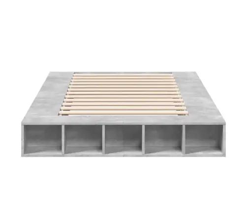 Lovos Rėmas, Betono Pilkos Spalvos, 135X190cm Apdirbta Mediena