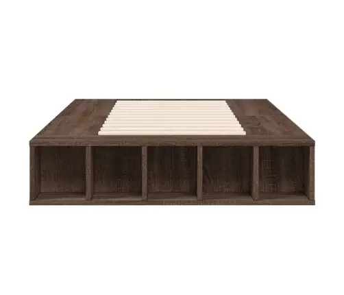 Voodiraam, Pruun Tamm, 100 X 200 cm Tehispuit