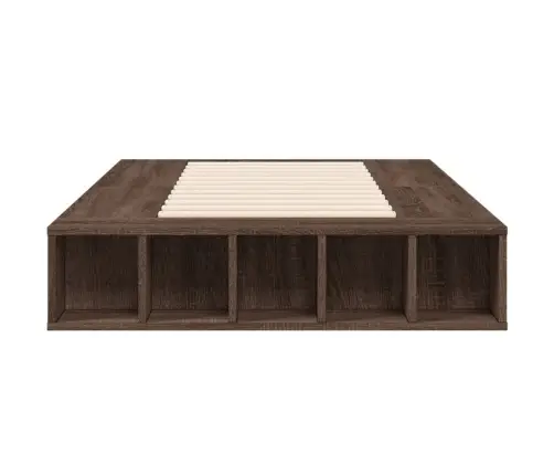 Gultas Rāmis, Ozolkoka Krāsā, 90X200 Cm, Inženierijas Koks Vidaxl