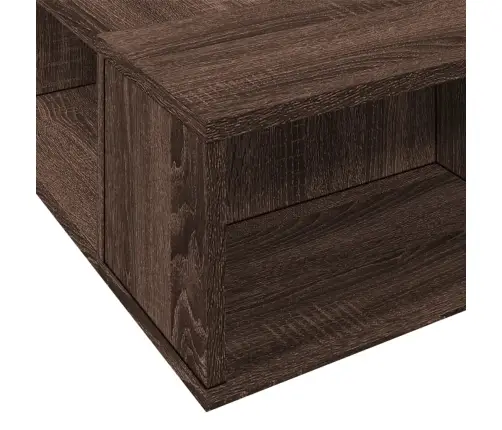 Voodiraam, Pruun Tamm, 75X190 cm Tehispuit