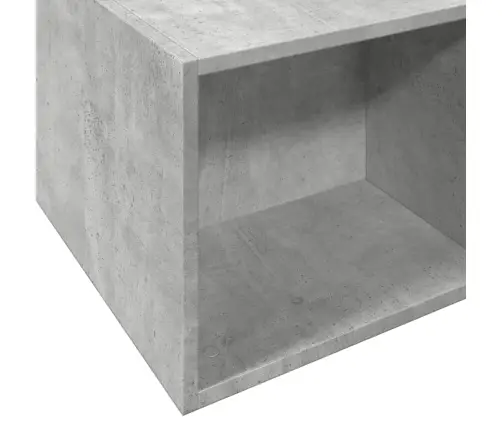 Gultas Rāmis, Betona Pelēks, 160X200 Cm, Inženierijas Koks Vidaxl