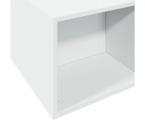 Voodiraam, Valge, 150 X 200 cm Tehispuit