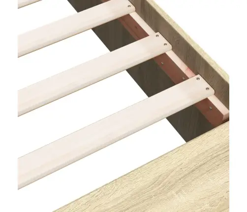 Voodiraam, Sonoma Tamm, 140 X 190 cm Tehispuit