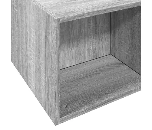 Gultas Rāmis, Pelēka Ozolkoka, 140X190 Cm, Inženierijas Koks Vidaxl